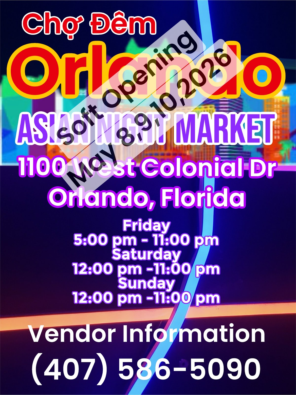 Chợ Đêm - Orlando Asian Night Market